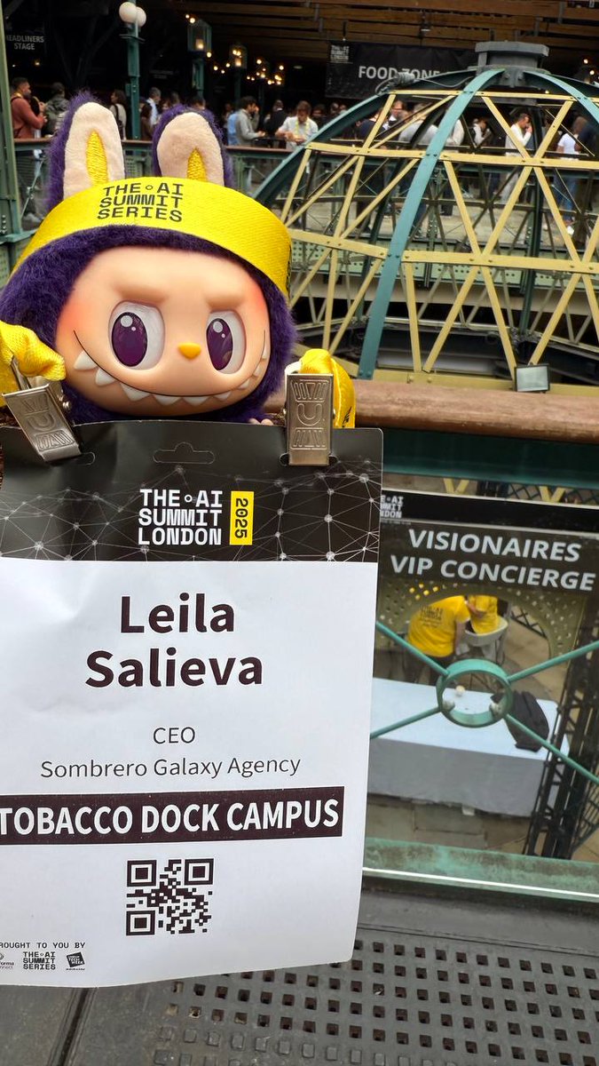 Sombrero Galaxy Agency (@sombreroagency) on Twitter photo Our little assistants are already helping #SGA founder Leila Salieva at the summit in London 🔥
<a href="/Business_AI/">AI Business</a> Our little assistants are already helping #SGA founder Leila Salieva at the summit in London 🔥
<a href="/Business_AI/">AI Business</a>