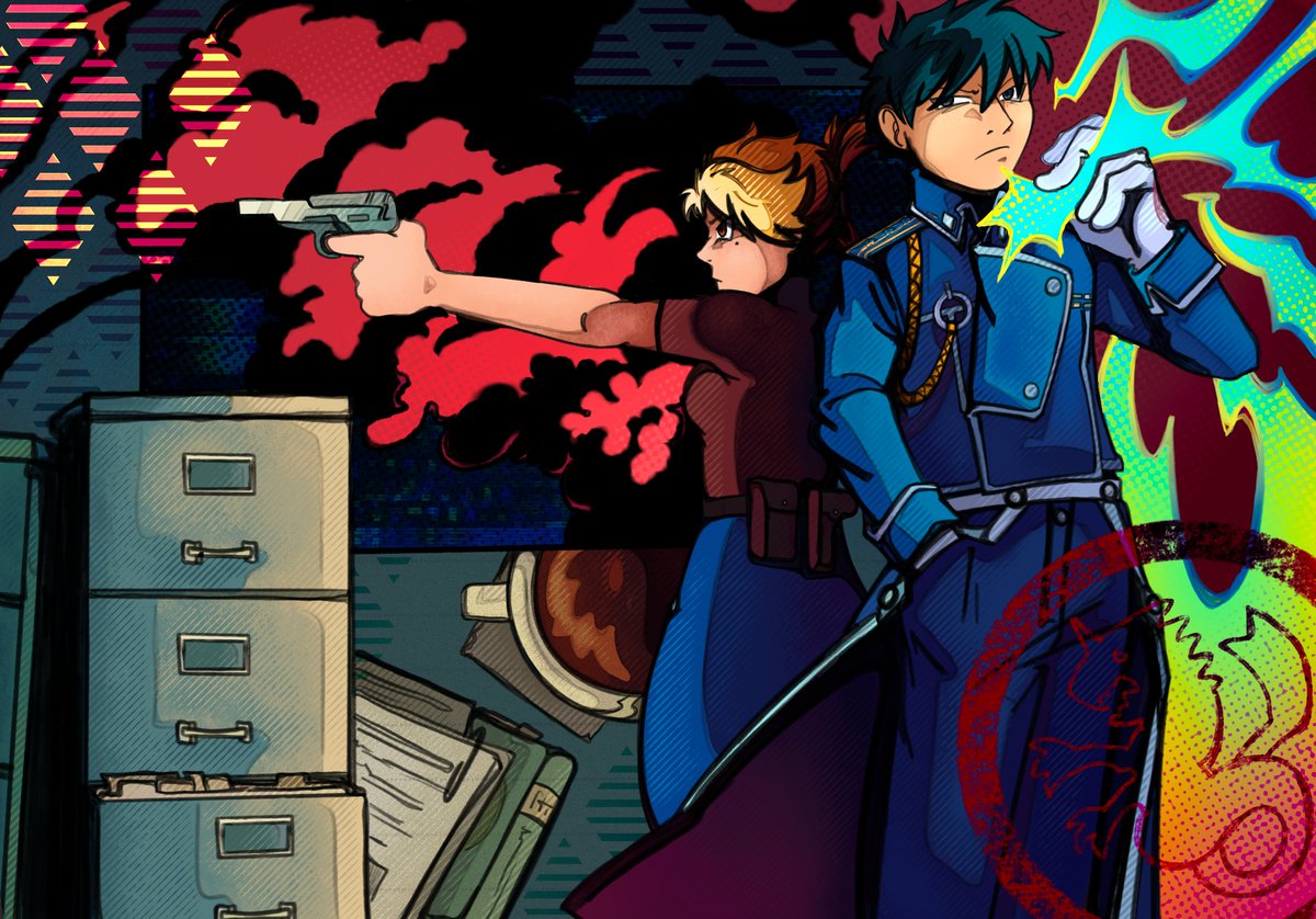 [ #ロイアイ ; #ロイアイの日; #fma ] Royai day!!💙💛