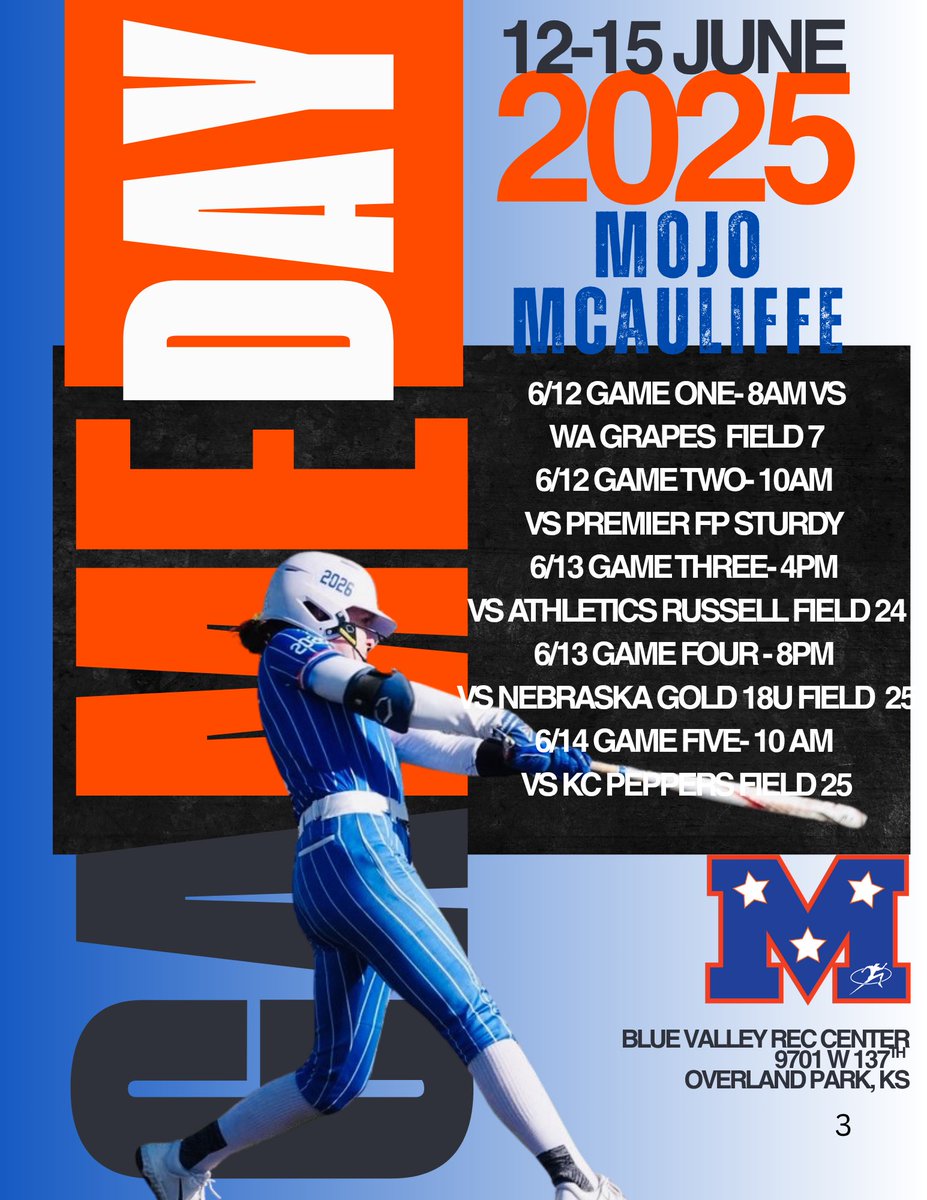 Kickin’ the summer off in KC! Go Mojo! 💙🧡