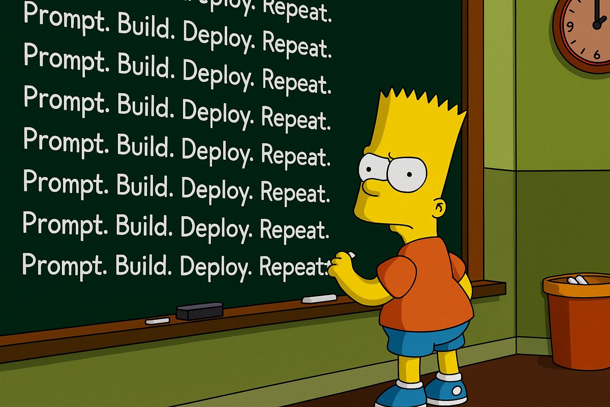 NoahAINetwork's tweet photo. Prompt. Build. Deploy. Repeat.

Say it louder for the devs in the back ⬇️ https://t.co/OctQaqZheY