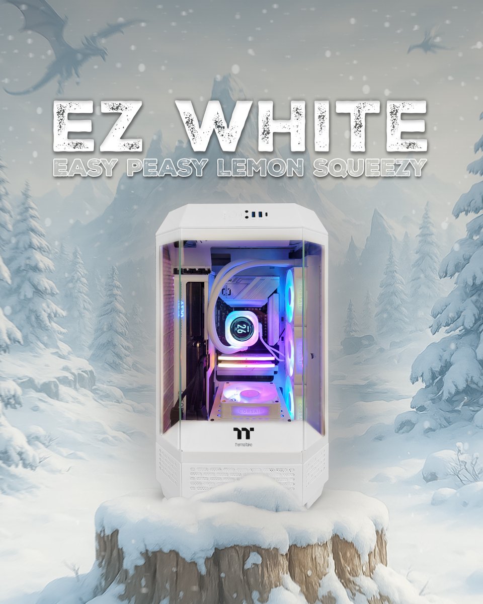 EZ-White : le PC qui sublime ton setup❄️

✨ Esthétique pure. Puissance brute.
Le PC complet EZ-White est ta nouvelle arme ultime pour dominer en 4K tout en affichant un style unique.

🔸 RTX 5070Ti Aero White (DLSS 4 / RGB)
🔸 Ryzen 7 9800X3D (5,2 GHz / 3D V-Cache)
🔸 32 Go DDR5