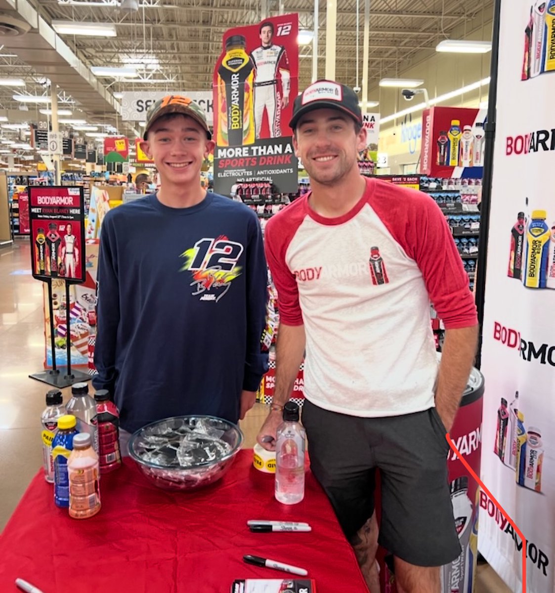 ProfMitchell's tweet photo. @nascarfankly @Blaney @Team_Penske @SiriusXMNASCAR @NASCAR Great question, Kevin! 
@blaney
 is a true 
@NASCAR
 ambassador for the future fanbase.  My son has grown up meeting him, and at every single encounter, Ryan is genuine, humble, and makes you feel like you’re the only person in the room.  Thanks, YRB!  
@TheMikeBagley
 
@PPistone https://t.co/O1sHCKwQb2