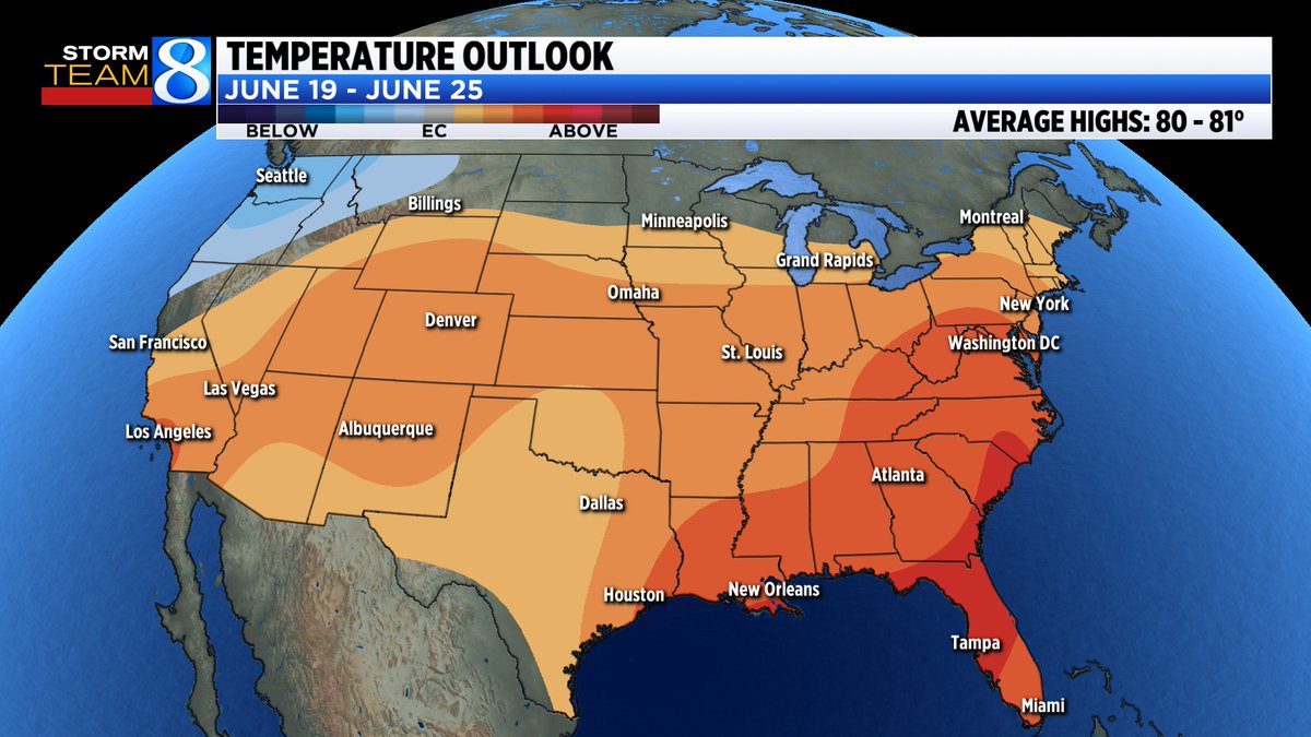 Since mid-May it's been quite cool across West MI. From May 17 to now the temp has only hit 80 degrees twice. That will change in the coming week with consistently warmer temps through next week.  #wmiwx #miwx