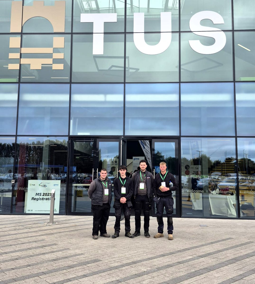DesignProLtd's tweet image. Interested in exploring the latest cutting-edge technology & connecting with manufacturing leaders?
So are we, that's why our team of engineers headed to TUS Coonagh Campus today to visit @ManuSol_Ireland
The event is on again tomorrow, 12th June. Free Entry