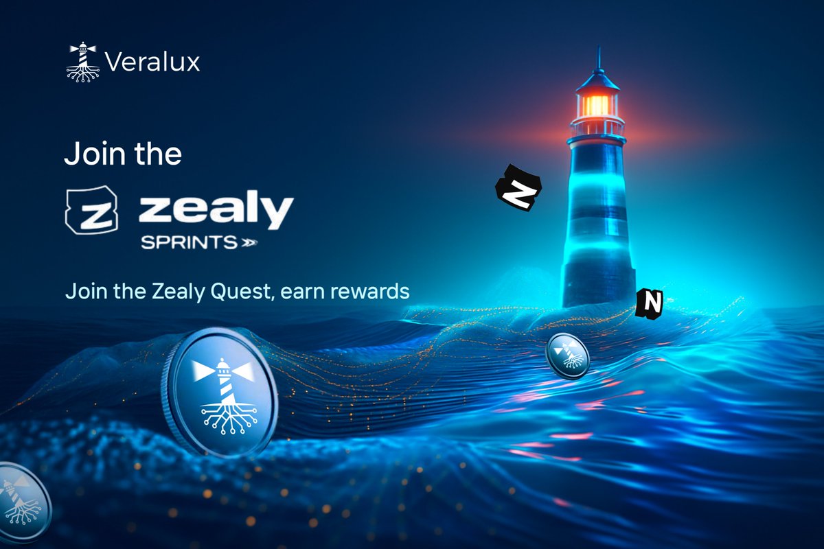 🌍 Truth. Fairness. Community, Decentralization.
VeraLux is launching a Zealy Sprint to reward our early supporters! 💰
🎯 Daily quests
🪂 Airdrop potential
📜 Special OG roles (FCFS)

Join the movement 👉 zealy.io/cw/veralux/inv…

#DeFi #VeraLuxArmy #Veralux #LUX
#Web3 #Crypto