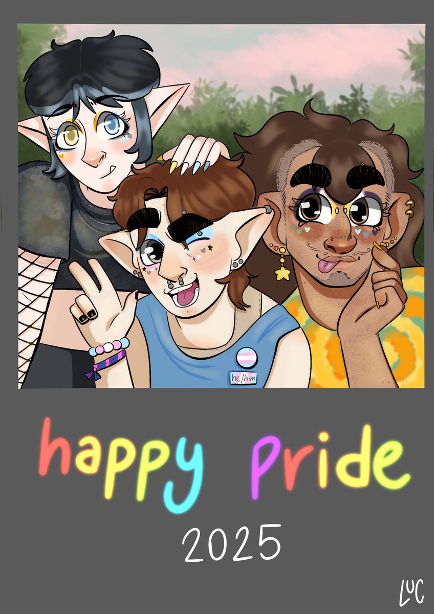 Luc_kyCh4rm's tweet image. Happy pride!!! 🌈
#ocs #PrideMonth #digitalart #procreateart