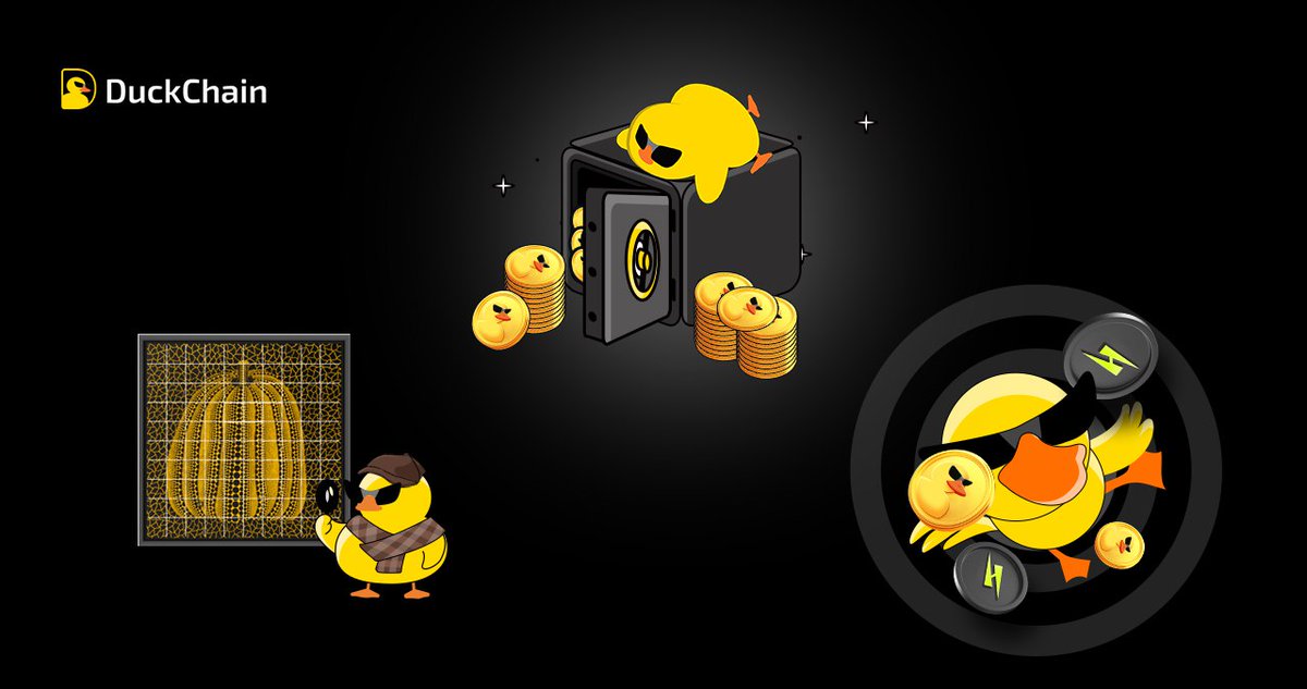 🦆 What can you do with $DUCK?

🔒 Stake &amp; earn yield 
       → duckchain.io/stake
🎨 Mint fine art “Pumpkin (2)” 
       → bit.ly/4mbTnJd
⚡️ Mint $HPX &amp; earn high APR 
       → dapp.hashpowerx.com/duck

One token. Many paths.
More utilities are hatching! 🥚✨