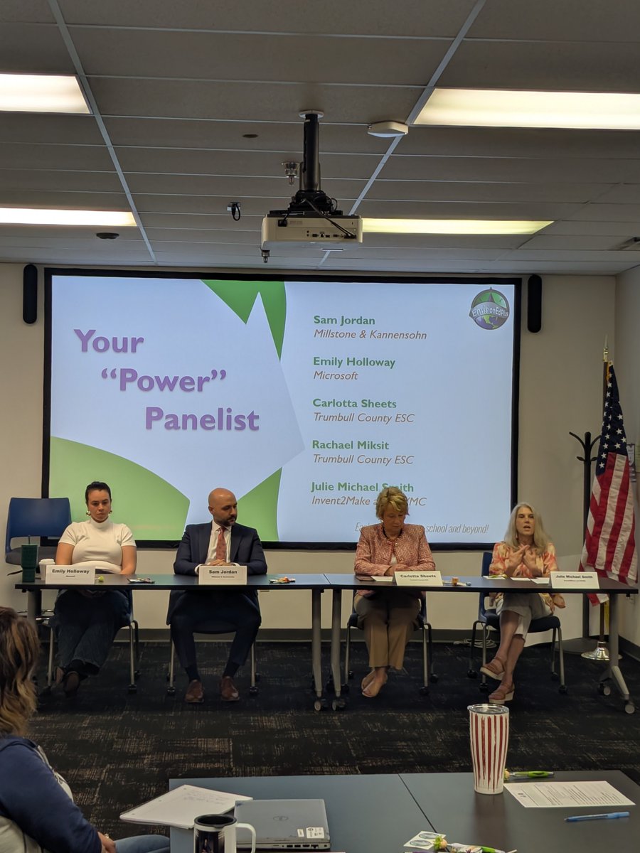 EnvisionEdPlus (@envisionedplus) on Twitter photo Our panelists at the Trumbull County Educational Service Center Pathways Workshop! 😁 <a href="/TrumbullESC/">Trumbull County ESC</a> Our panelists at the Trumbull County Educational Service Center Pathways Workshop! 😁 <a href="/TrumbullESC/">Trumbull County ESC</a>