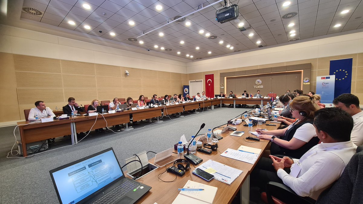 🚀 Kicking off the TEBD II Energy Efficiency Support Programme in Ankara! 25 chamber reps across 🇹🇷 are training to become Energy Efficiency Ambassadors ready to guide SMEs in saving energy, boosting competitiveness &amp; driving Türkiye’s green transformation. 🌱⚡
#TEBDII