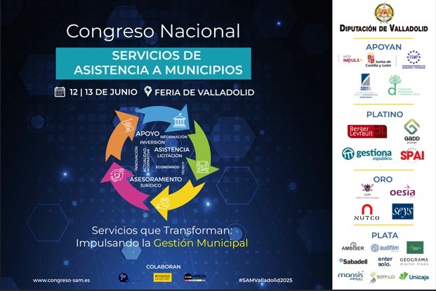DiputaciónValladolid (@dip_va) on Twitter photo 📢 ¡Llega el Congreso sobre Asistencia a Municipios (SAM) 2025!
🗓️ 12 y 13 de junio | 📍 <a href="/feriavalladolid/">Feria de Valladolid</a>.
Bajo el lema “Servicios que transforman: Impulsando la Gestión Municipal”.
El Congreso SAM reunirá a responsables políticos y técnicos de toda España para compartir 📢 ¡Llega el Congreso sobre Asistencia a Municipios (SAM) 2025!
🗓️ 12 y 13 de junio | 📍 <a href="/feriavalladolid/">Feria de Valladolid</a>.
Bajo el lema “Servicios que transforman: Impulsando la Gestión Municipal”.
El Congreso SAM reunirá a responsables políticos y técnicos de toda España para compartir
