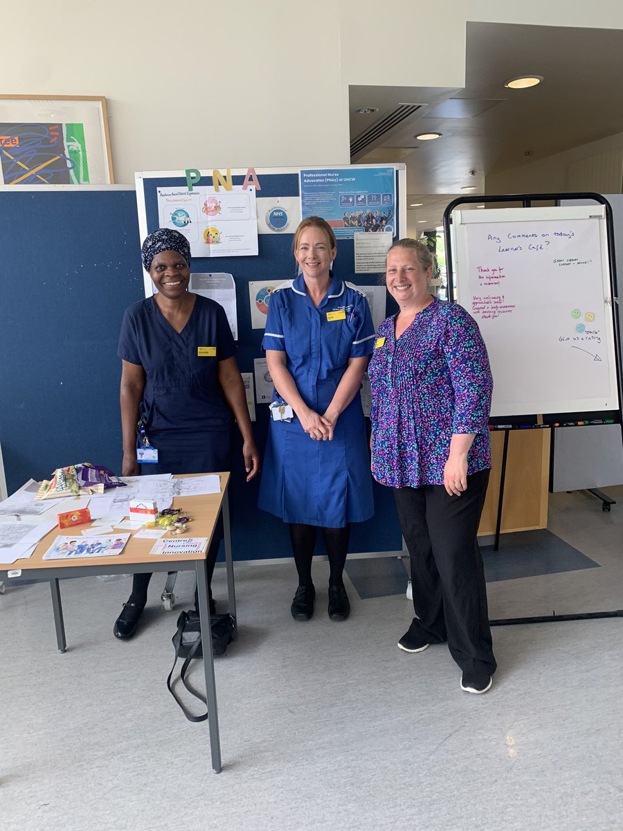 Two of our SDM councils today at the drop in learners cafe, supported our staff 👏👏
Representing the Education and PNA councils <a href="/nhsuhcw/">UHCW NHS Trust</a> <a href="/UHCWLibrary/">UHCW Knowledge and Library Services</a>