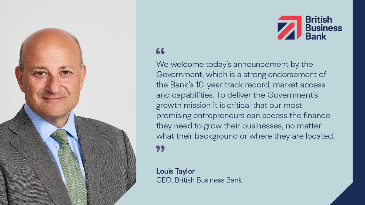 We welcome today’s announcement by the Government, which is a strong endorsement of the Bank’s 10-year track record, market access and capabilities, says our CEO Louis Taylor.