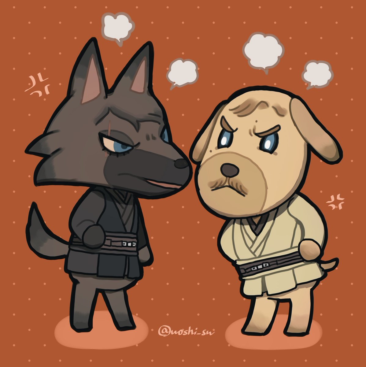 AO
どうぶつの🌳🍃パロ🐺🐶