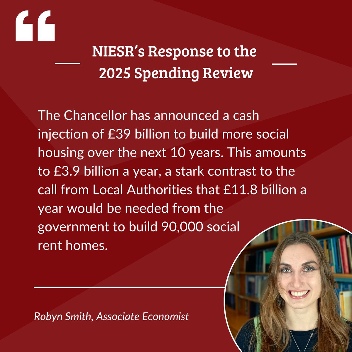 National Institute of Economic and Social Research (@niesrorg) on Twitter photo <a href="/EconSteveM/">Stephen Millard</a> <a href="/AdrianPabst1/">Adrian Pabst</a> <a href="/BenEcon33/">Ben</a> Associate Economist Robyn Smith comments on the Chancellor's social housing announcements in today's #SpendingReview 🏘⬇
8/n 🧵 <a href="/EconSteveM/">Stephen Millard</a> <a href="/AdrianPabst1/">Adrian Pabst</a> <a href="/BenEcon33/">Ben</a> Associate Economist Robyn Smith comments on the Chancellor's social housing announcements in today's #SpendingReview 🏘⬇
8/n 🧵