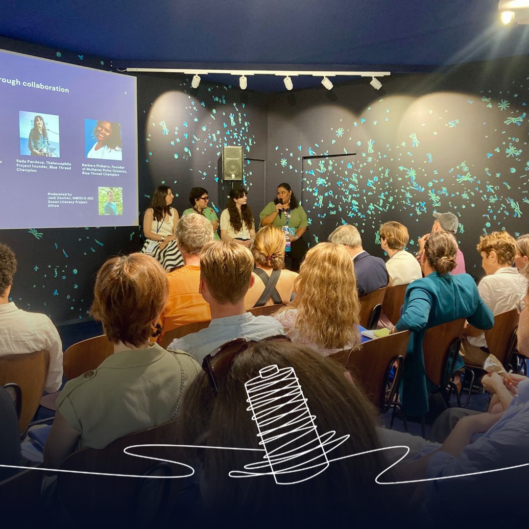 meridianagency_'s tweet image. 🪡 As proud members of @IocUnesco's #BlueThread network, we relished the opportunity to connect with fellow ocean literacy geeks at #UNOC2025.

From making ocean wonder accessible to visualizing the latest science, it's a pleasure to be part of this growing tide of awareness. 🌊