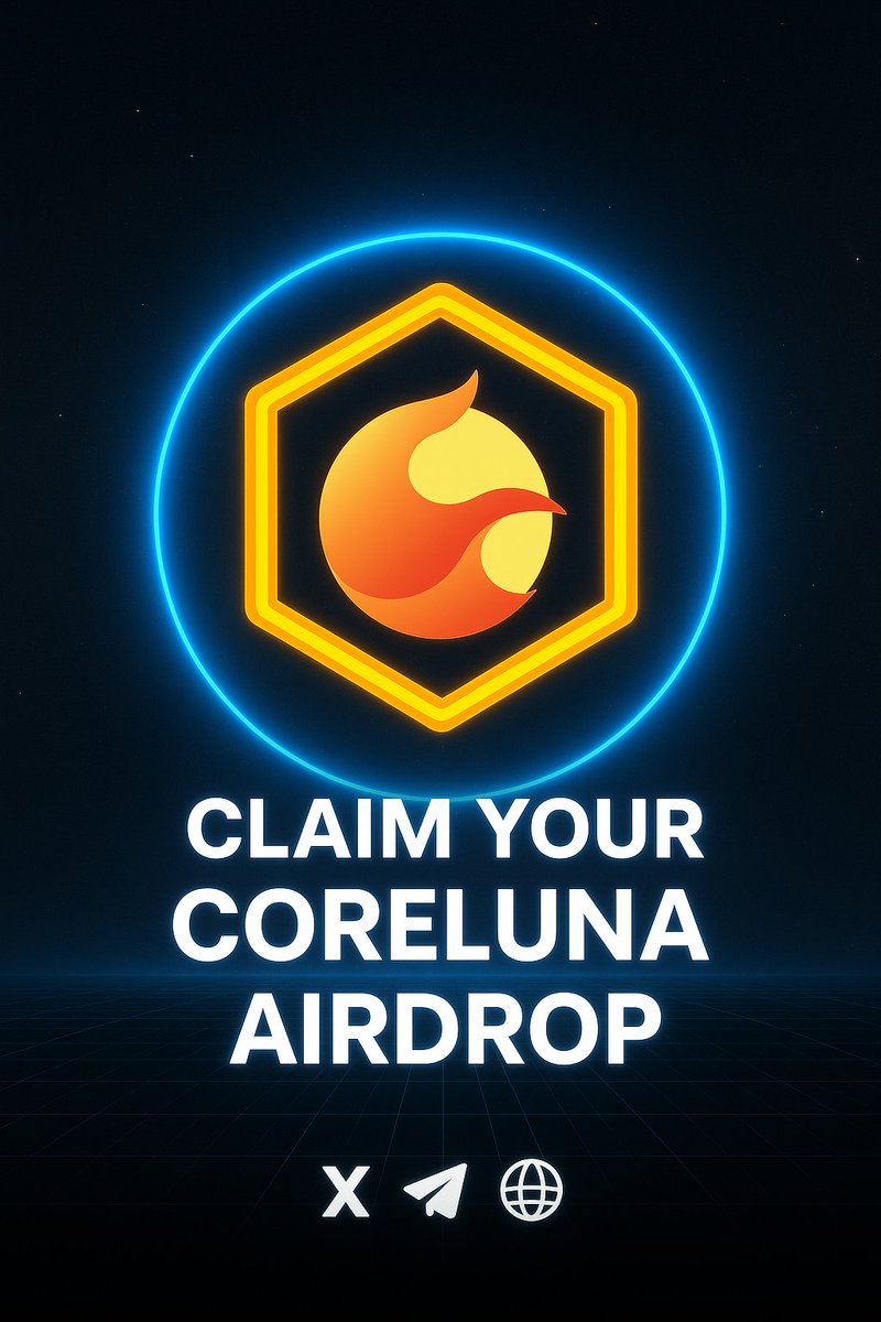 coreluna_dev's tweet image. 🚀Claim Your #CoreLuna Token Now! 🌕

🎁 CoreLuna #Airdrop is LIVE!

Just submit your #CORE address and claim your free $CoreLuna tokens instantly! 💰

✅ Instant Claim

🔗Claim Now:  coreluna.com
Hurry! Limited time only!

#Airdrops #CORE #JustUseCore #Coretoshis
