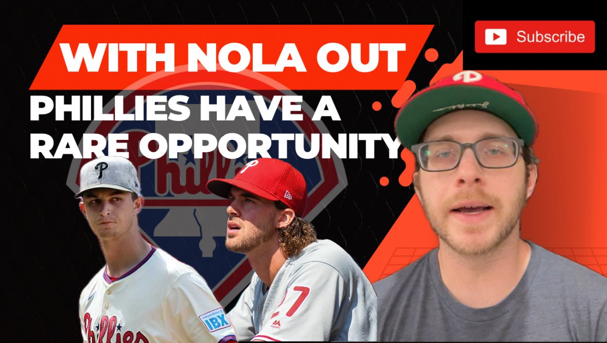 Nola out for 2 more weeks is actually a great thing for the #Phillies. And here’s why

youtu.be/G2AcNX8PBWQ?si…