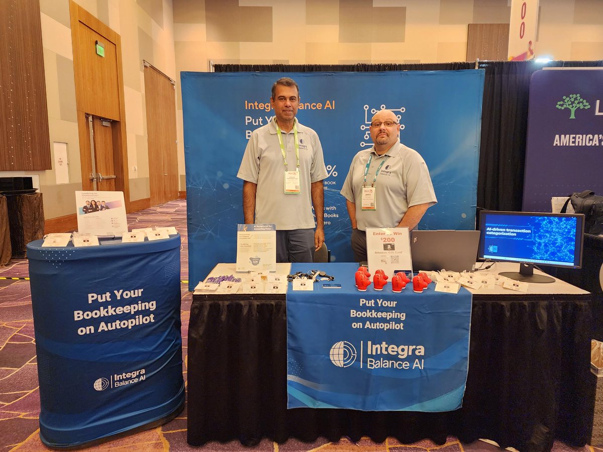integra_tweet's tweet image. Day 1 | AICPA ENGAGE 2025 

Day 1 was a whirlwind of innovation, insights, and incredible conversations at #AICPAEngage! Thank you to everyone who stopped by Booth #802 to experience Integra Balance AI in action.
.
.
#AIAnsweringService #IntegraGlobalSolutions #IntegraBalanceAI