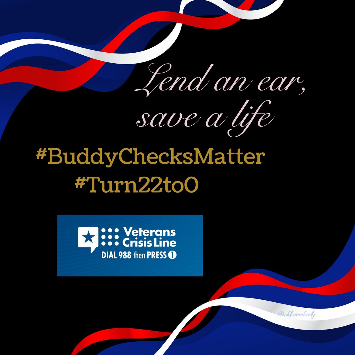 🇺🇸 WarriorWednesday ✅VETERAN BUDDY-CHECKS✅RH 🇺🇸 Good morning, family. We have powered through to Wednesday already. Keep checking in and on each other. It makes a difference! You are not alone and you are worth fighting for. I love all y’all! ❤️🤍💙
⭐️Veterans Lives Matter ⭐️