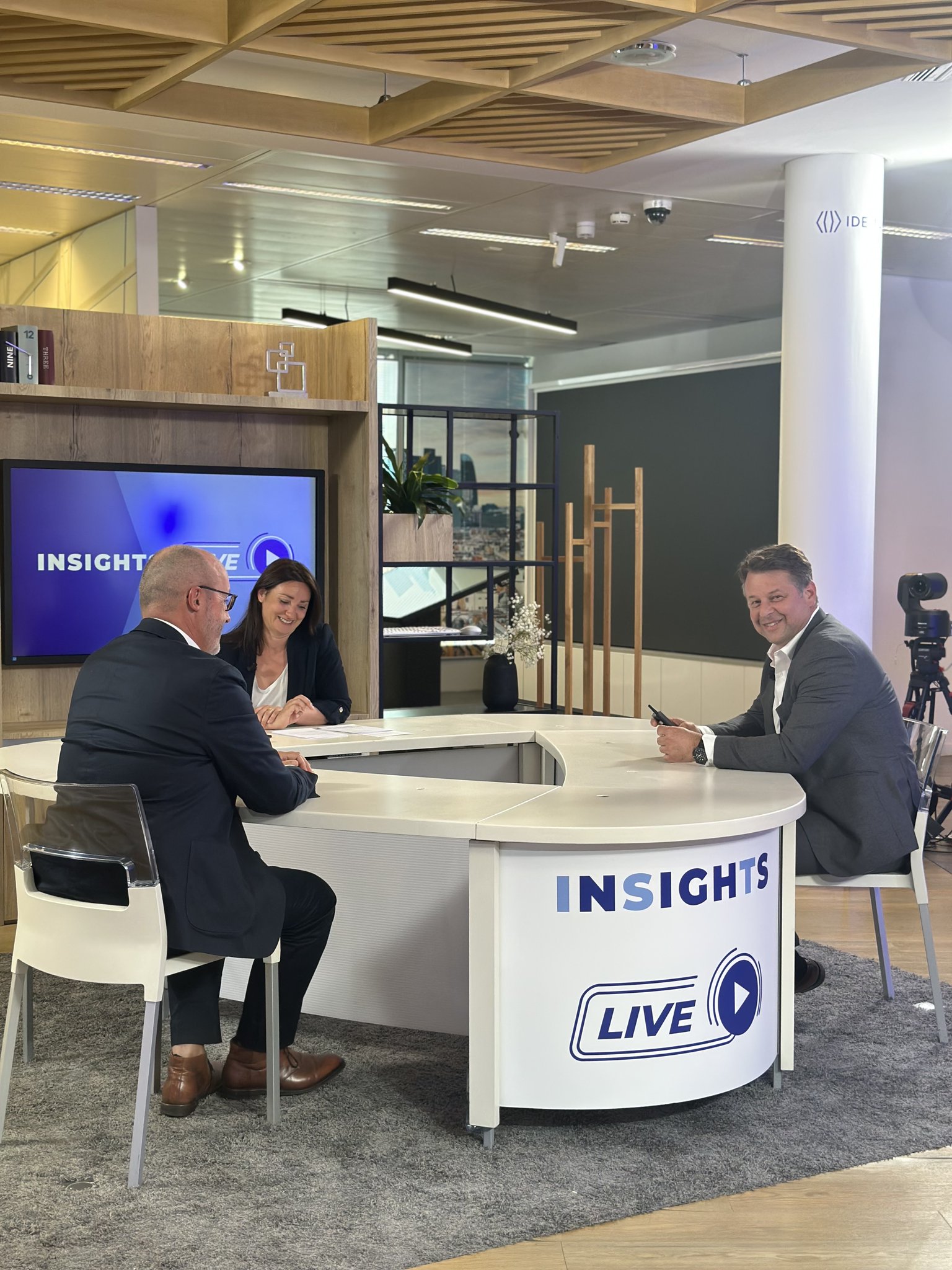 Image for the Tweet beginning: BTS of our InSighTs Live