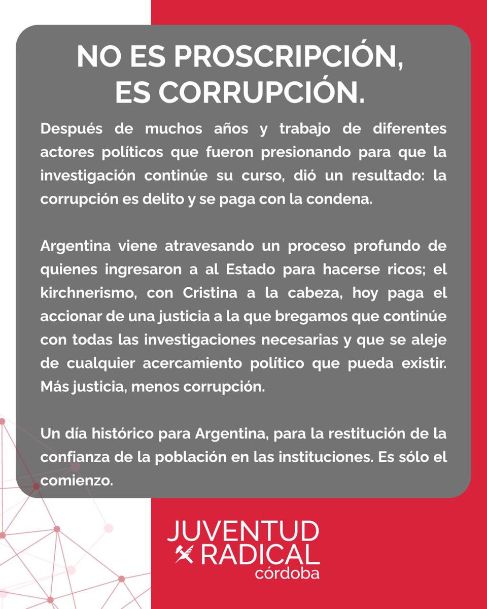 Juventud Radical Córdoba tweet media