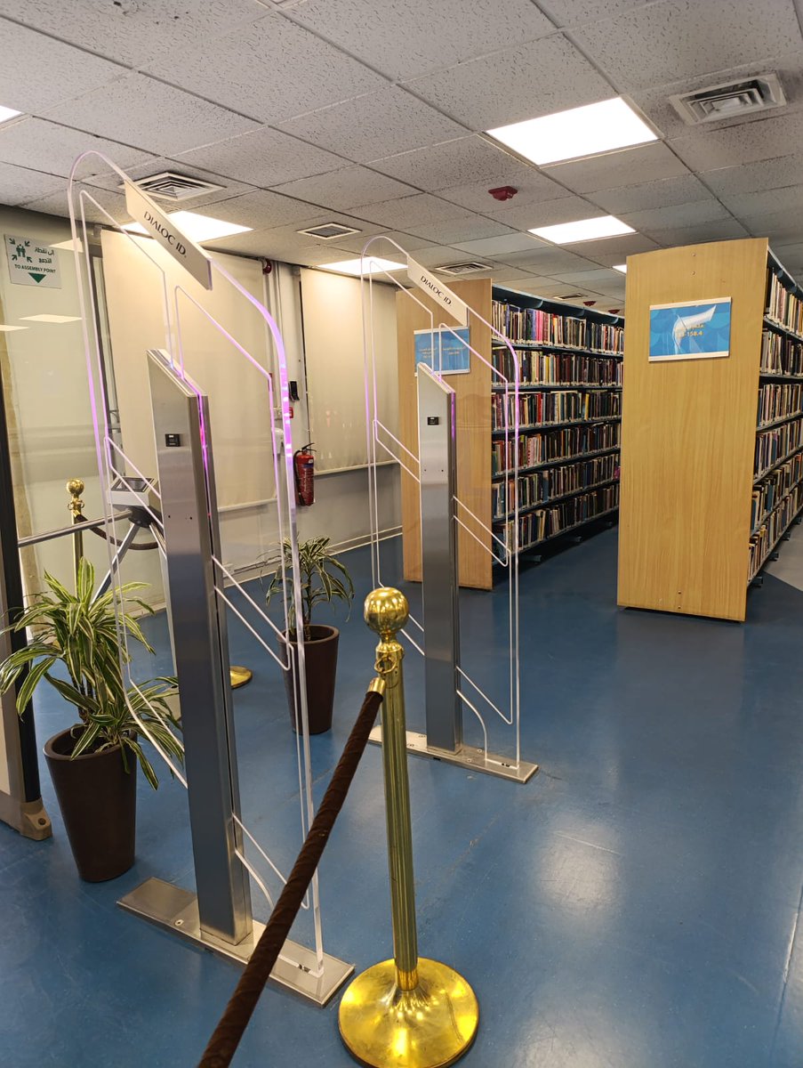 DialocID's tweet photo. Our Diamond RFID Premium security detection gates have been installed in the Abdul Hameed Shoman Foundation Public Library in Amman, Jordan. The installation has been done by our partner Jordan Engineering Systems. Check out our solutions on
https://t.co/CqBXkPBH3e https://t.co/V7QywO1xAz