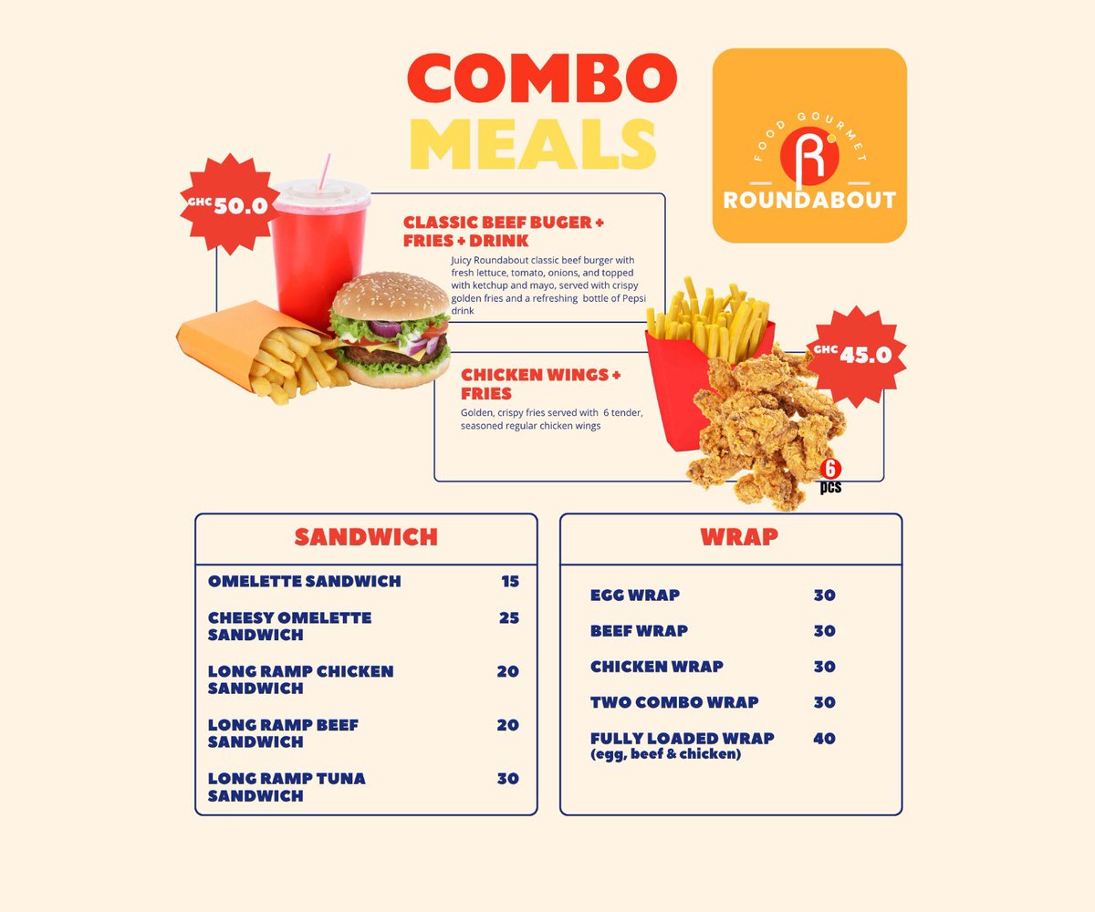 BIG news: we’ve got LARGE fries for all the fry fanatics. And guess what? We’re wrapping it up with NEW varieties of wraps 🌯
All made to turn your cravings into smiles