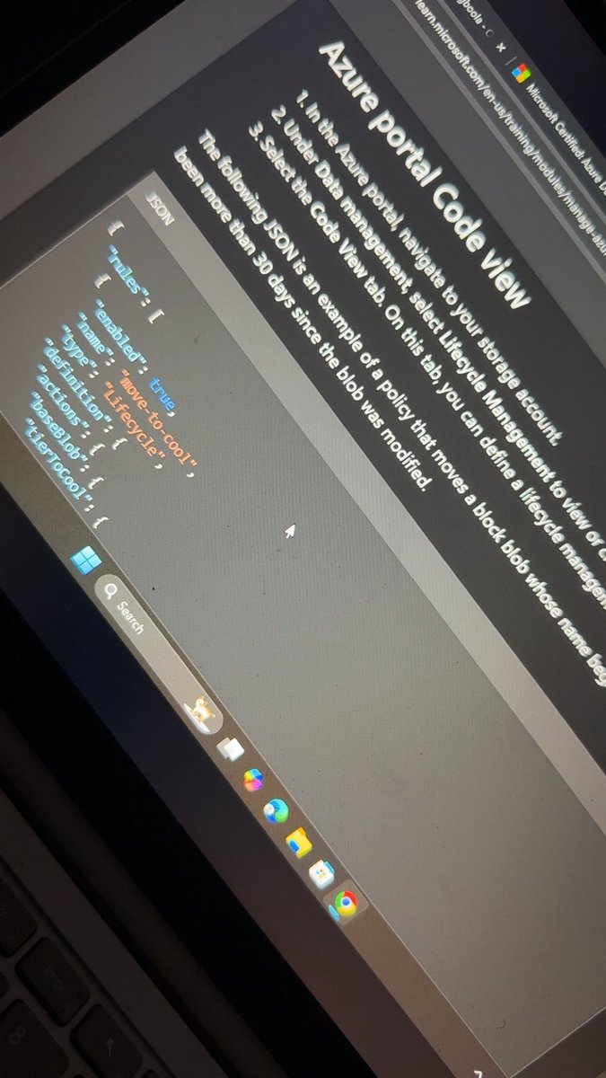 olasalaaam's tweet image. Adding policy through Azure portal #blobstorage #lifecyclepolicies
#azurepotal
