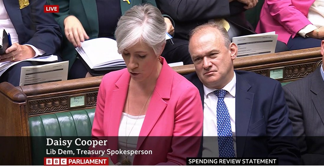 Shaun Walsh (@shaunewalsh) on Twitter photo A welcome reminder from <a href="/libdemdaisy/">Daisy Cooper MP 🔶</a> in her response to the Spending Review statement about cancer.
"Can the Chancellor promise that this funding will mean that every cancer patient starts treatment within 62 days?"
#TurningPointforCancer A welcome reminder from <a href="/libdemdaisy/">Daisy Cooper MP 🔶</a> in her response to the Spending Review statement about cancer.
"Can the Chancellor promise that this funding will mean that every cancer patient starts treatment within 62 days?"
#TurningPointforCancer