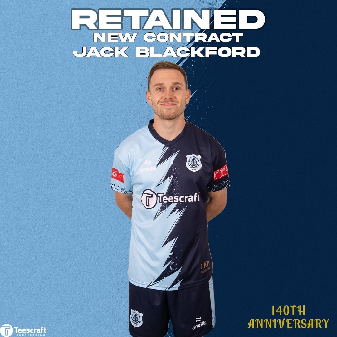 Blackford signs a 2 year deal ✍️

Bishop Auckland FC is excited to announce Jack Blackford has put pen to paper and signed a two year deal to stay with the club.

Jack is a product of Hartlepool Academy  where he made two senior appearance for Pools. Jack was included in a