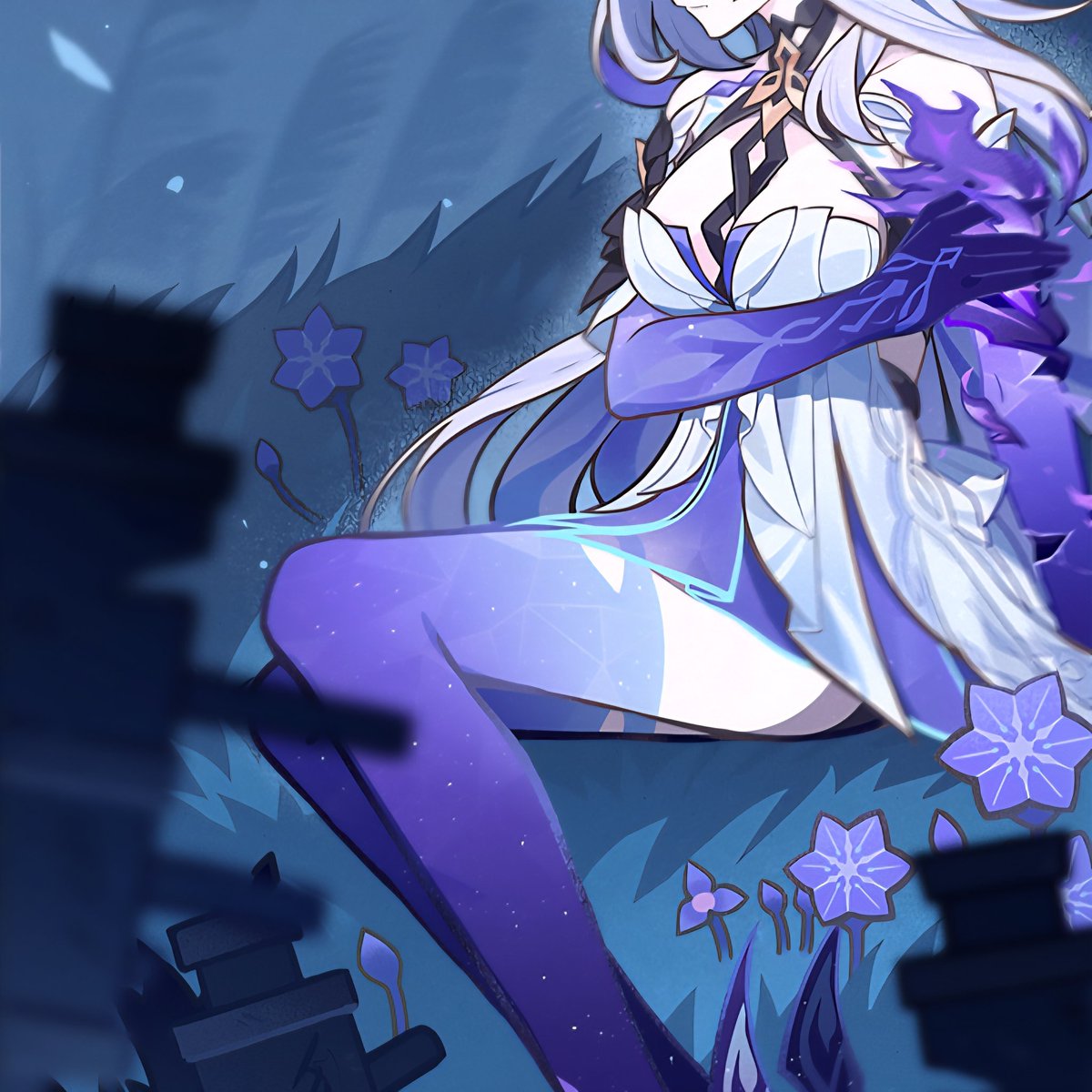 Skirk lost her arms and legs and that's why they look like that... feel so bad for her