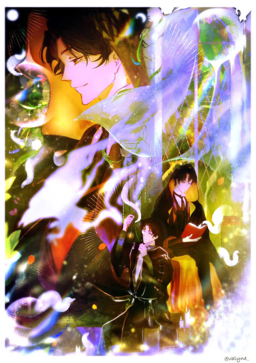 valyne_'s tweet image. 🌿🌱“Can you tell me about your journey while I was asleep?”

#诡秘之主 #克蒙
#LordOfTheMysteries #KleinMon