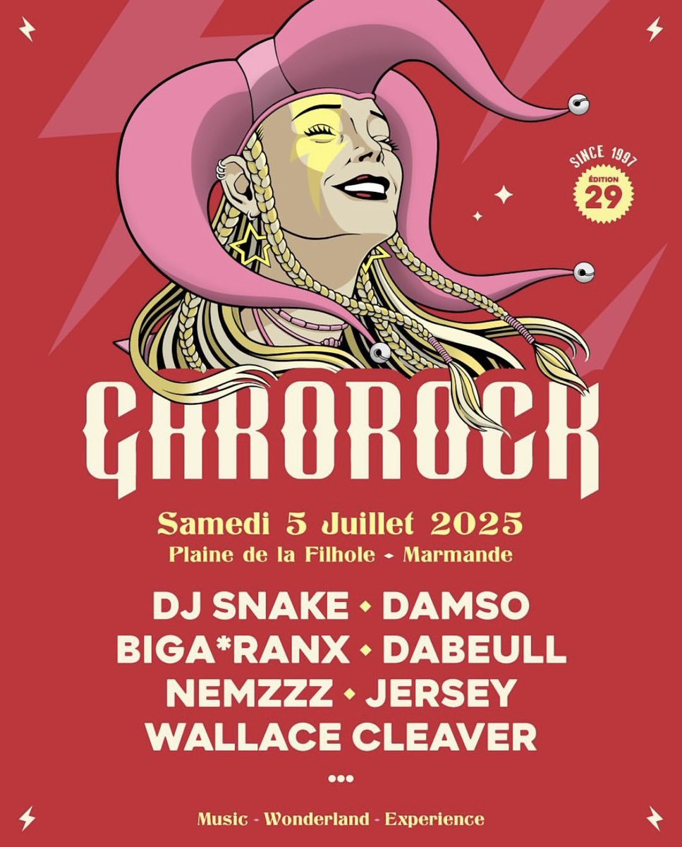 Vends un pass 2 jours vendredi et samedi pour Garorock !
120€
DM si intéressé 😇

#garorock #garorock2025