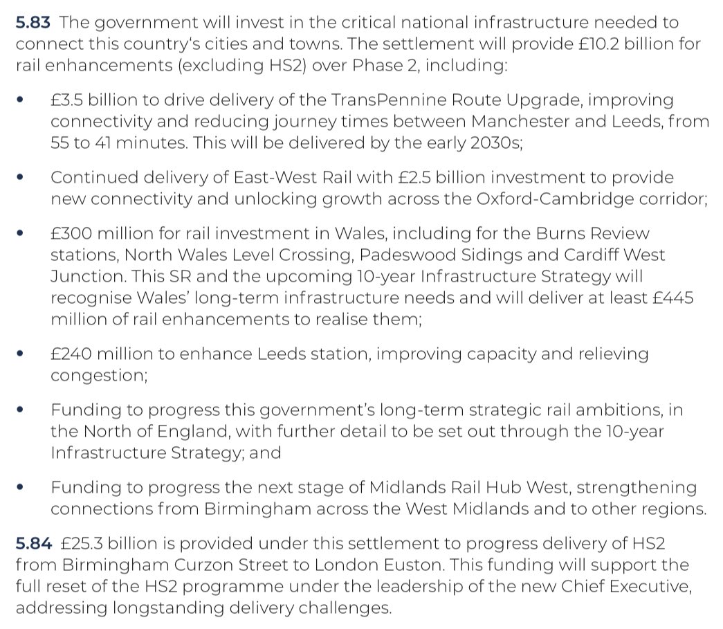 This seems to summarise major rail enhancement spending in today’s Treasury review.  Phase 2 means 2026‑27 to 2029-30.