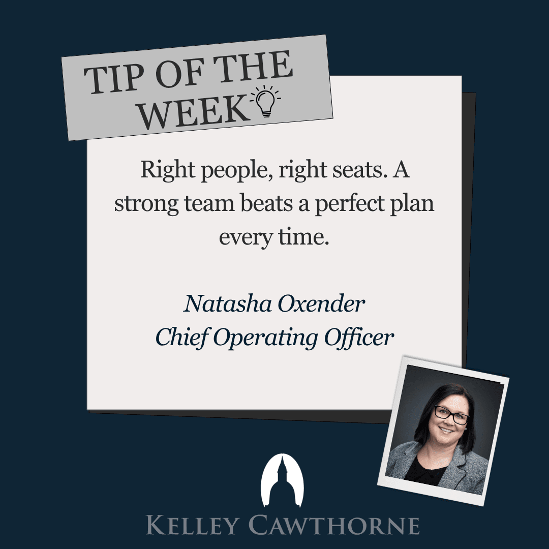 kelleycawthorne's tweet photo. 💡Tip of the Week 💡
Right people. Right seats. Right results.
#Leadership #Teamwork #KCTeam https://t.co/GRWqdNl039