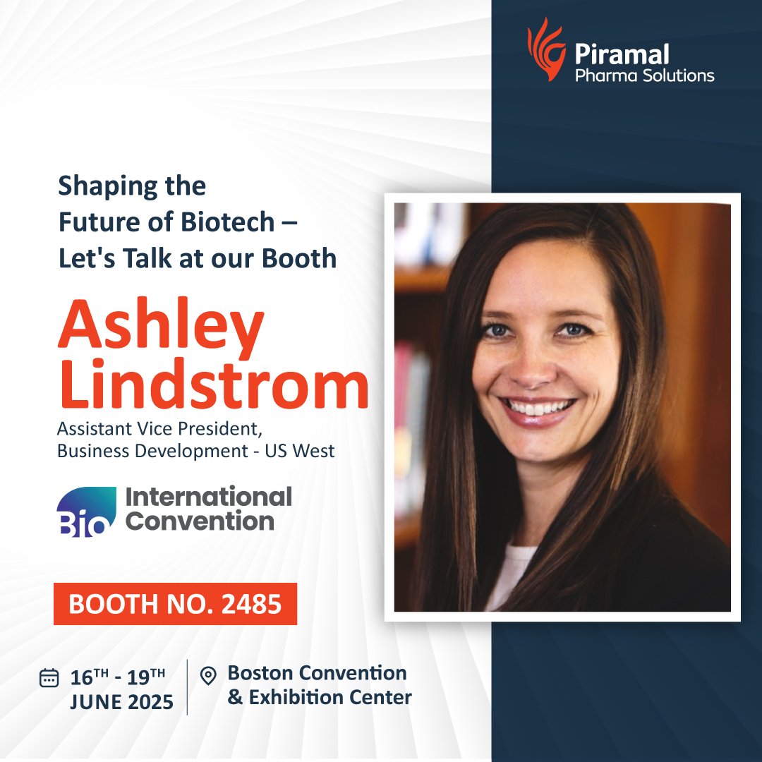 Let’s connect at the BIO International Convention!

Visit Booth #2485 and meet Ashley L. to learn how Piramal Pharma Solutions supports global drug development and manufacturing across North America, Europe, and Asia.

Explore our end-to-end services and specialized capabilitie