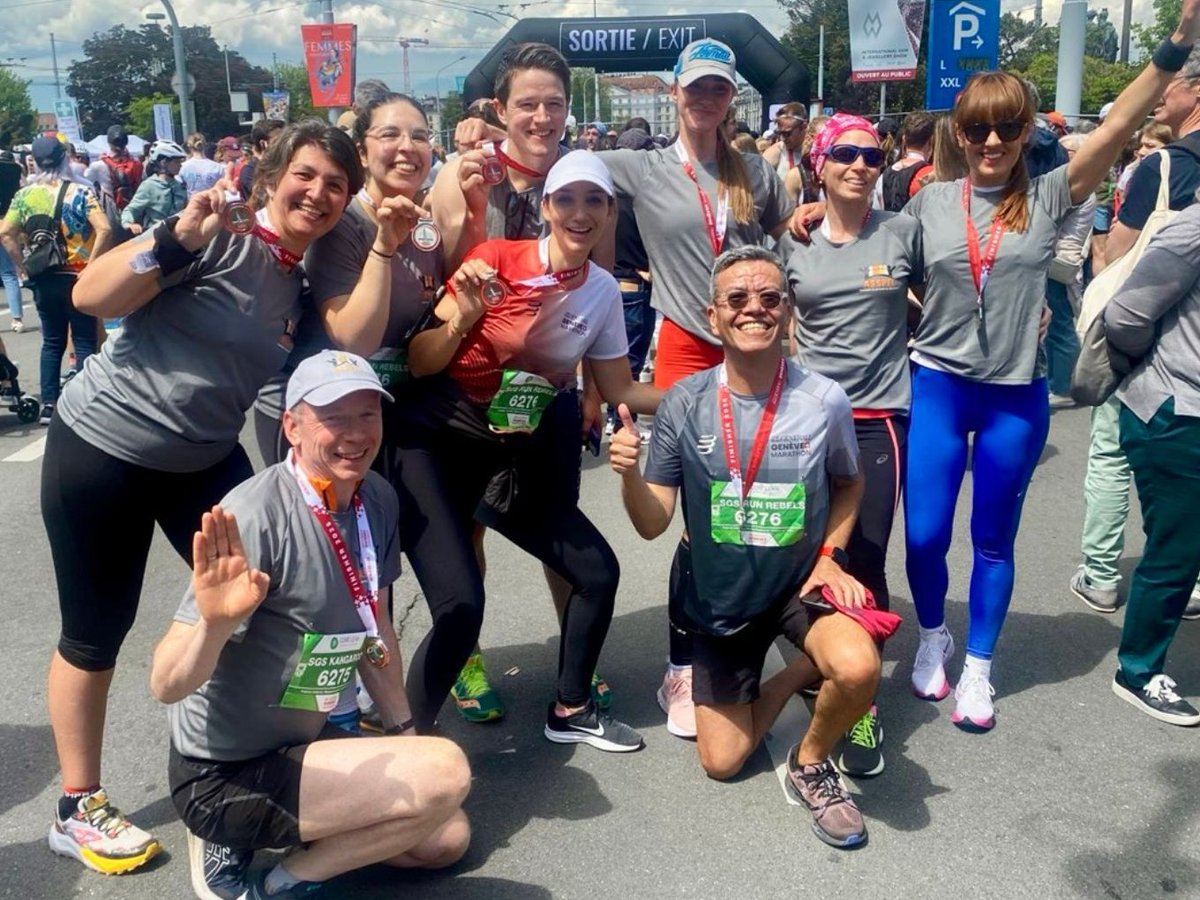 SGS_SA's tweet image. What an incredible accomplishment by the team from Genève at the Generali Genève Marathon! 🏃‍♀️🏃‍♂️

👏 Congratulations on their impressive achievement!

#WeAreSGS #GeneveMarathon #FunRun #marathon
