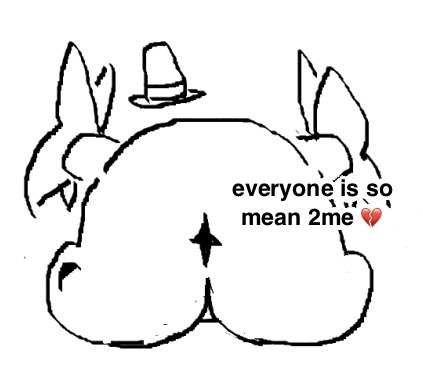 goodnight wishbugs! i never know what to tweet so here’s a terrible meme that i cooked after drawing wishbug ass during my punishment wheel stream yesterday

i apologise in advance