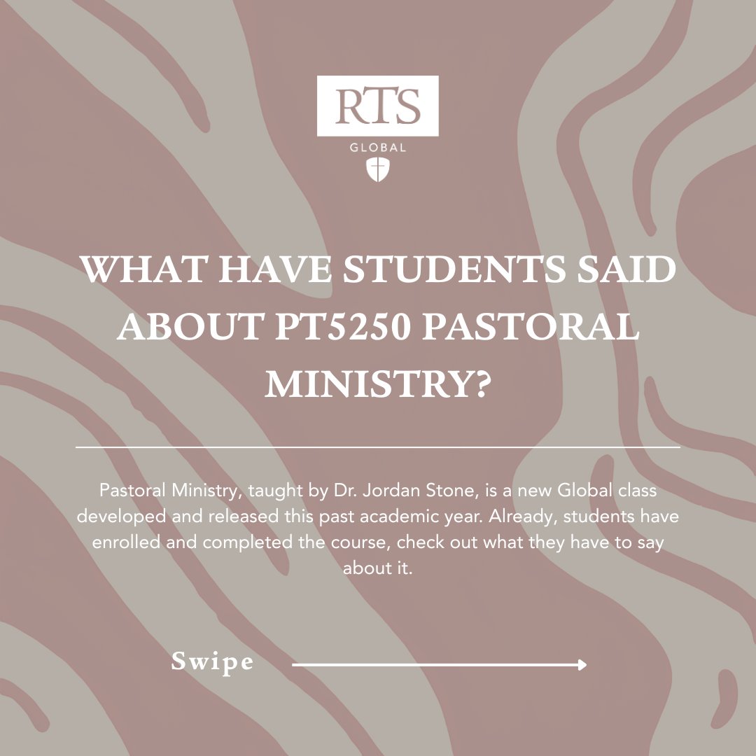 RTSGlobalEd's tweet image. What have students said about our new pastoral ministry class?
