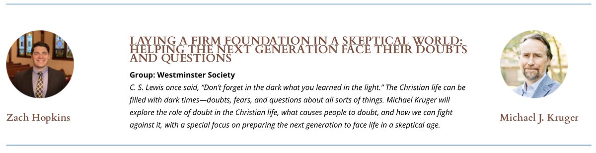 Zhop59's tweet image. Hope you'll join us in the Chapel today at noon. @michaeljkruger of @ReformTheoSem & @RTSCharlotte will be presenting: "Laying a Firm Foundation in a Skeptical World" @epc_oga #epc2025ga