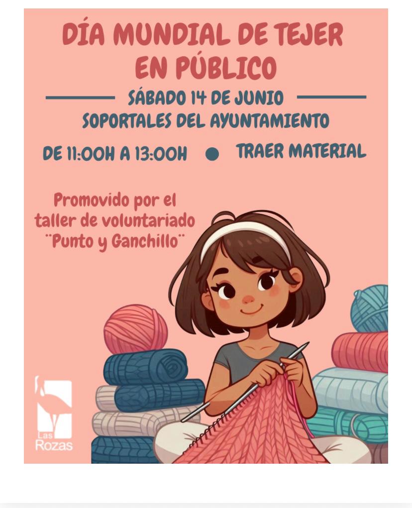 Aurix1's tweet photo. Hilo y agujas y... a pasar la mañana. 
Os esperamos en #LasRozas https://t.co/T0lDS5HMDp