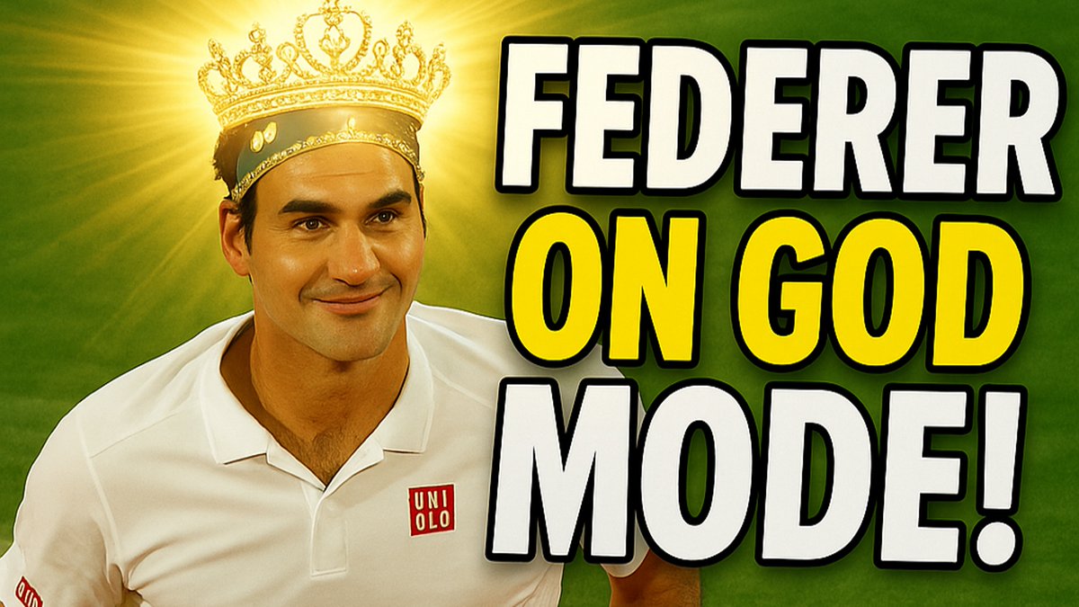 1 Hour of Roger Federer God Mode on Grass 

▶️ youtube.com/watch?v=S_YYuc…