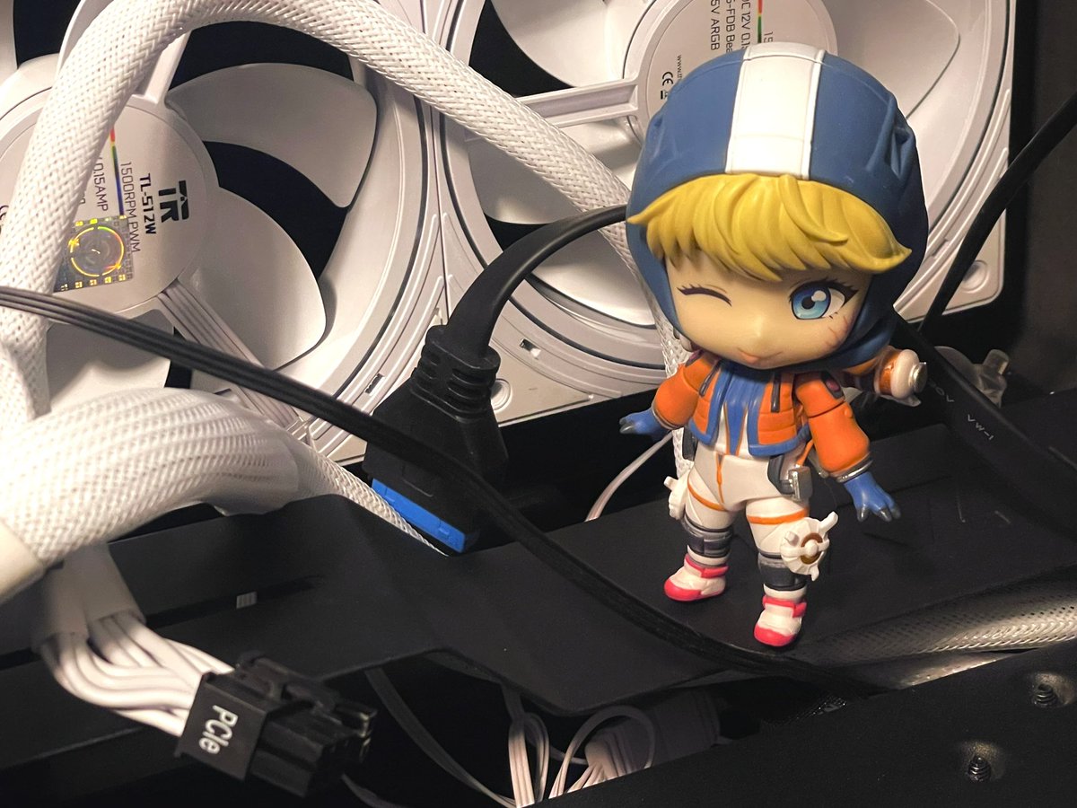 lilakeyLK's tweet image. nervous about rebuilding my pc so i brought in my assistant for emotional support