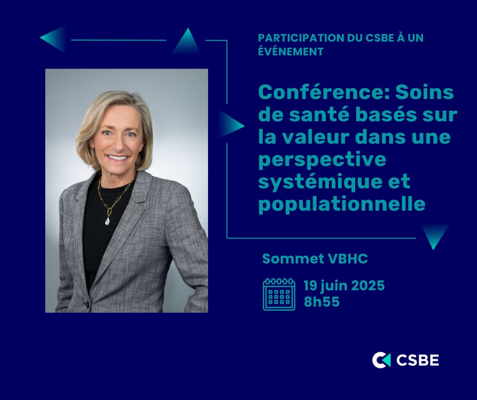 📅 Événement  👉 Une conférence sur les soins de santé basés sur la valeur dans une perspective systémique et populationnelle sera offerte par Joanne Castonguay au Sommet VBHC, le 19 juin prochain. 

Lire plus: bit.ly/4kD7YMD