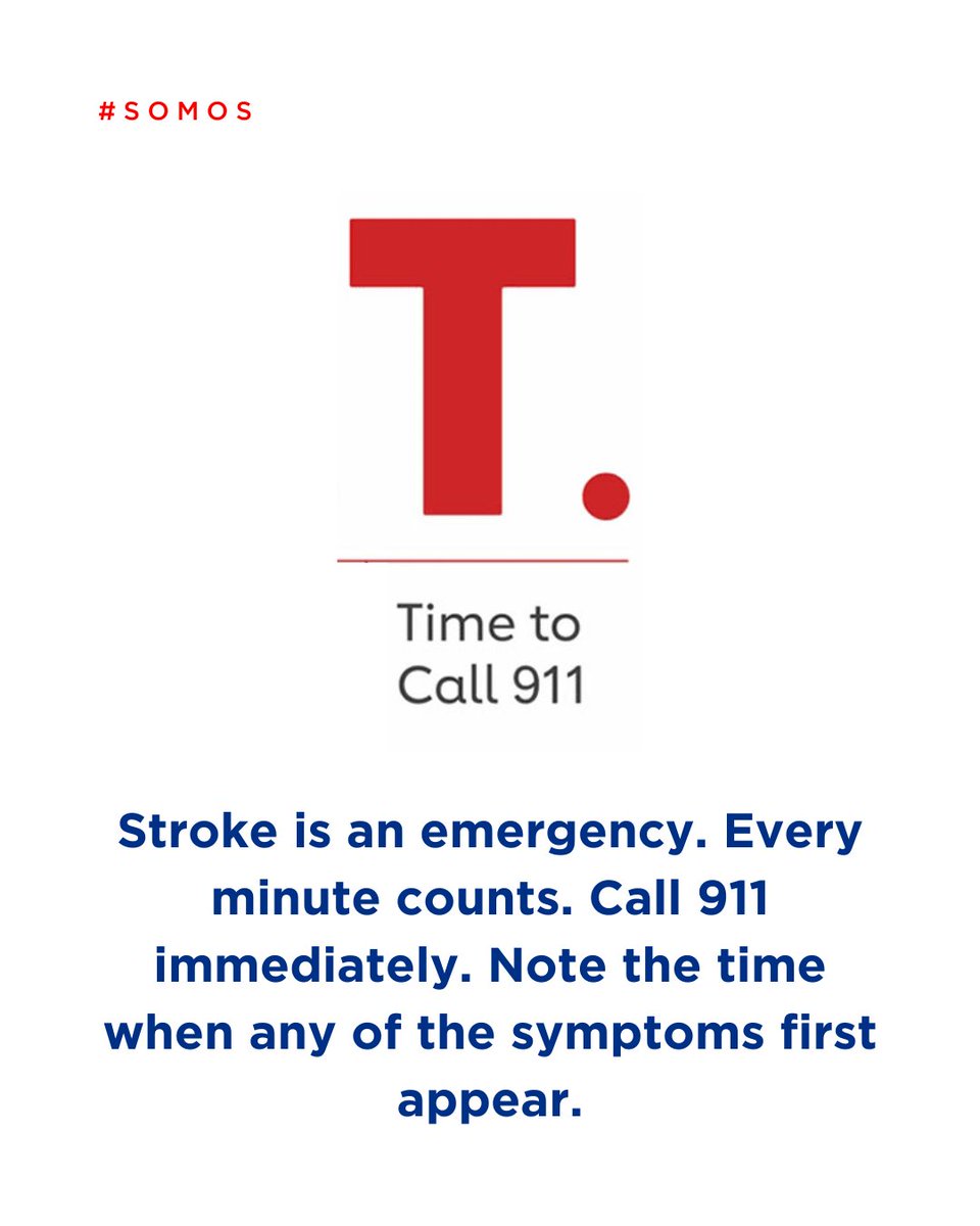 Would you know what to do if someone's having a stroke? 🚨

The F.A.S.T. technique shows you how to recognize when someone is having a stroke. Swipe right to see what the letters of the word stand for and understand the symptoms you have to look for👀

#somoscare #somoshealth