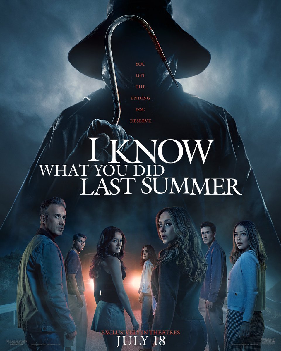New poster for ‘I KNOW WHAT YOU DID LAST SUMMER.’

In theaters on July 18.