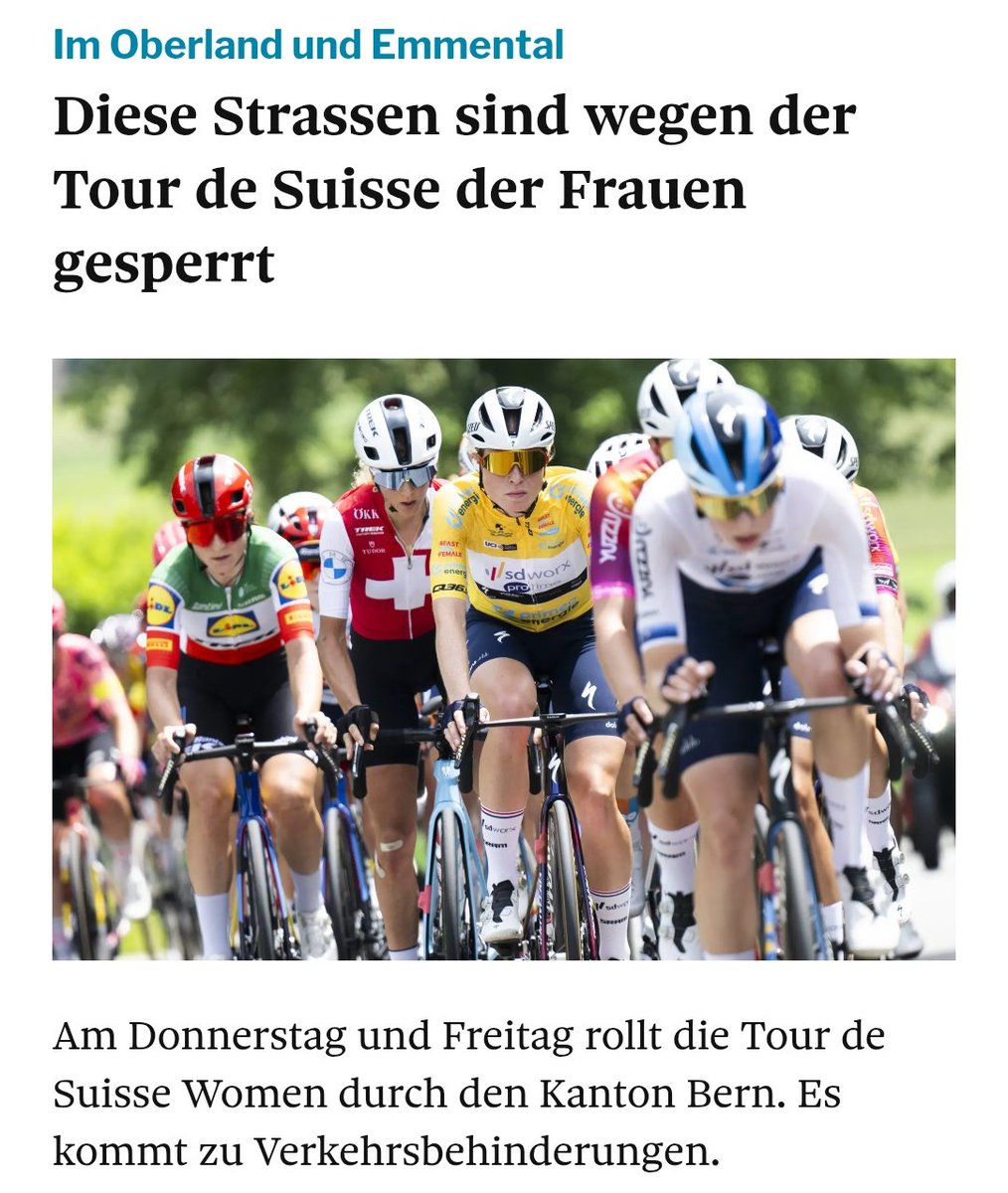 Wie generiert man Clicks, <a href="/derbund/">Der Bund</a>? Genau. Man Titel über einen grossen Sportevent sinngemäss "Frauen sind Schuld, wenn Du im Stau stehst." Clickbaiting, das viel zu weit geht... #grüselig
