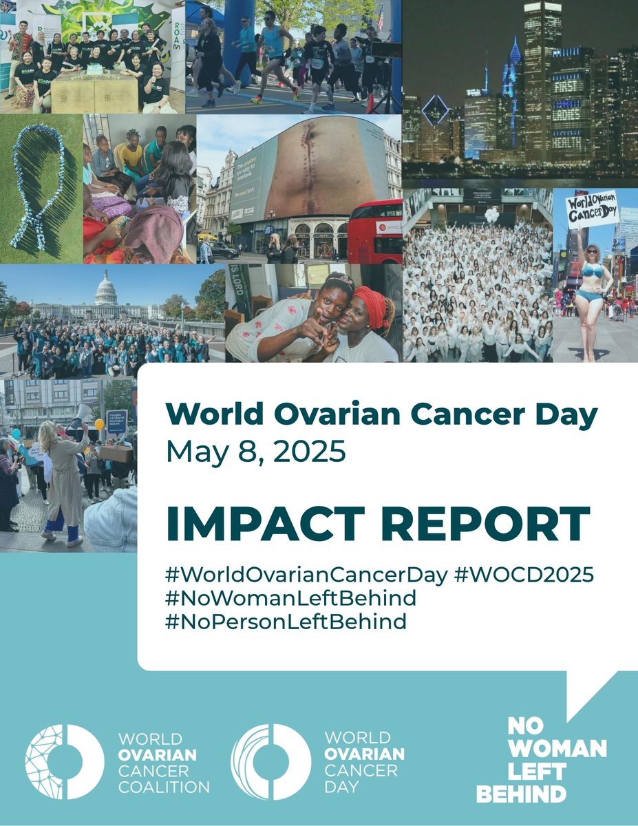OvCancerDay's tweet image. 💙 We reached 52 million+ people for #WorldOvarianCancerDay 2025! 🌍
Thank you to everyone who helped us shine a light on #ovariancancer.
Read the full impact report: loom.ly/eKVdqSQ
#WOCD2025 #NoWomanLeftBehind