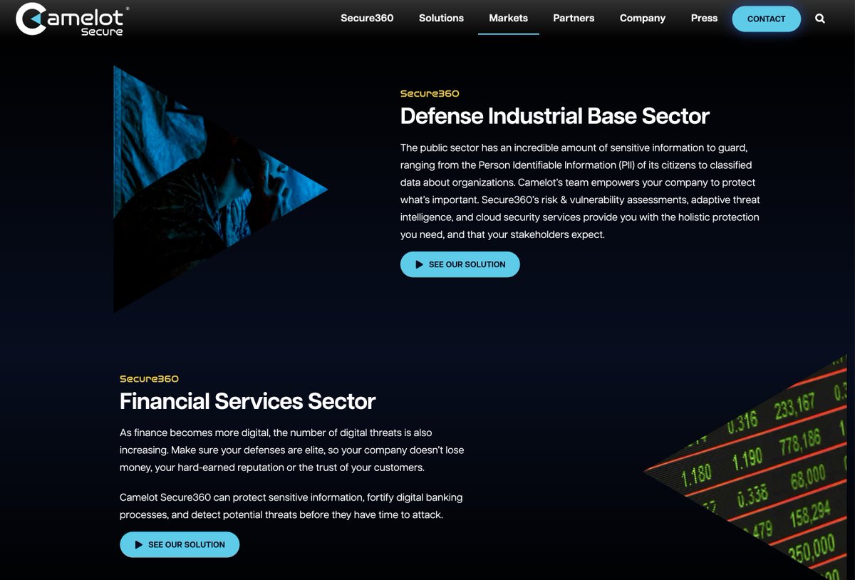 If your business operates in one of the Department of Homeland Security's Critical Infrastructure sectors, Camelot Secure's no-stone-unturned #cybersecurity suite is what you need to remain protected and running smoothly without interruption. 

camelotsecure.com/markets/