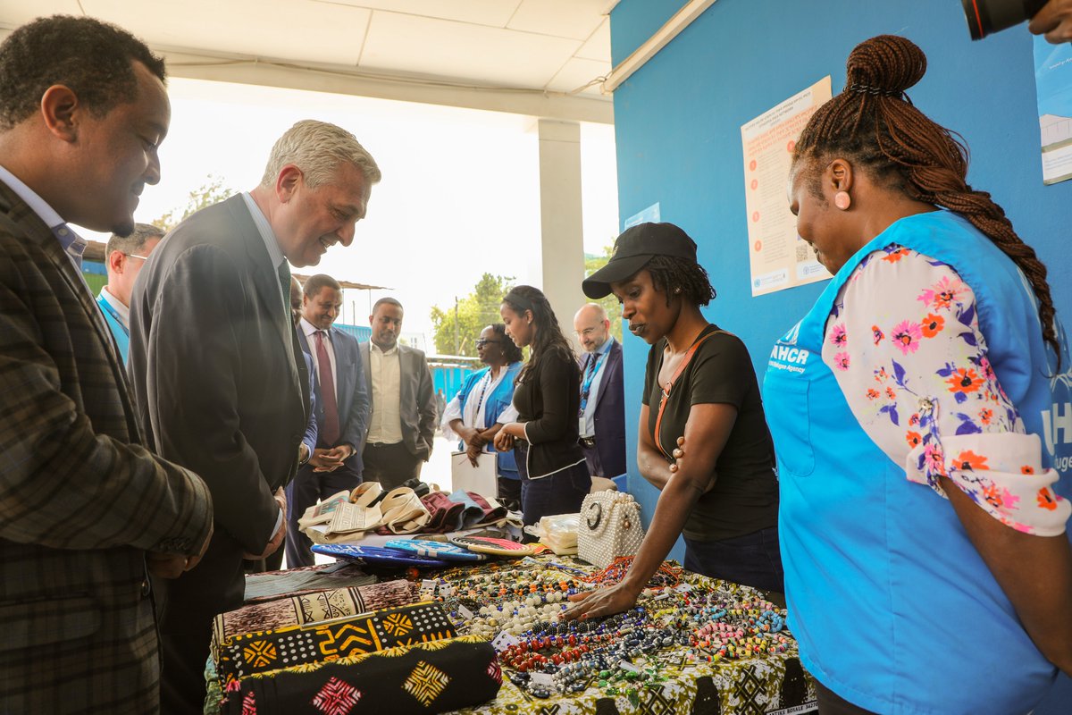 UNHCR Ethiopia (@unhcrethiopia) on Twitter photo "As refugees, your stories are the proof that Ethiopia's inclusion approach is successful."
High Commissioner for Refugees <a href="/FilippoGrandi/">Filippo Grandi</a> met refugees from Eritrea, Somalia, DRC, Syria & Yemen building businesses in Addis —thanks to 🇪🇹’s pioneering inclusion approach. "As refugees, your stories are the proof that Ethiopia's inclusion approach is successful."
High Commissioner for Refugees <a href="/FilippoGrandi/">Filippo Grandi</a> met refugees from Eritrea, Somalia, DRC, Syria & Yemen building businesses in Addis —thanks to 🇪🇹’s pioneering inclusion approach.